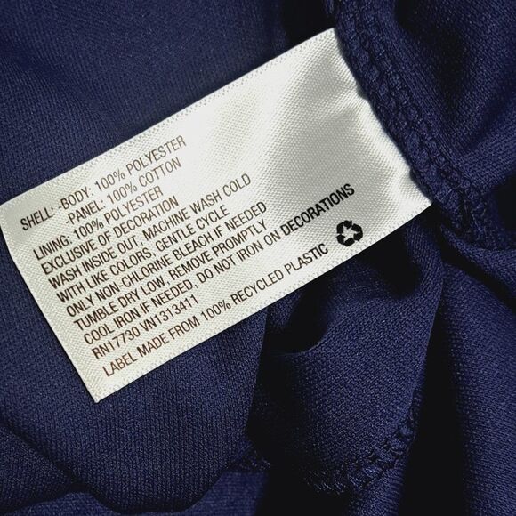 Xhilaration Women's Floral Long Sleeve Front Tie Tassel Boho Midi Dress Medium - Picture 8 of 8